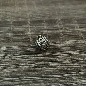 Pandora Silver and Gold Charm